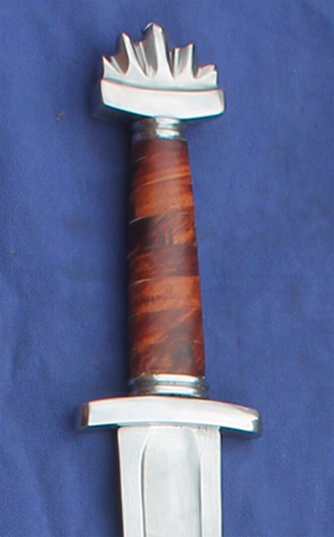 Viking sword 10th-11th Century with five lobed pommel.